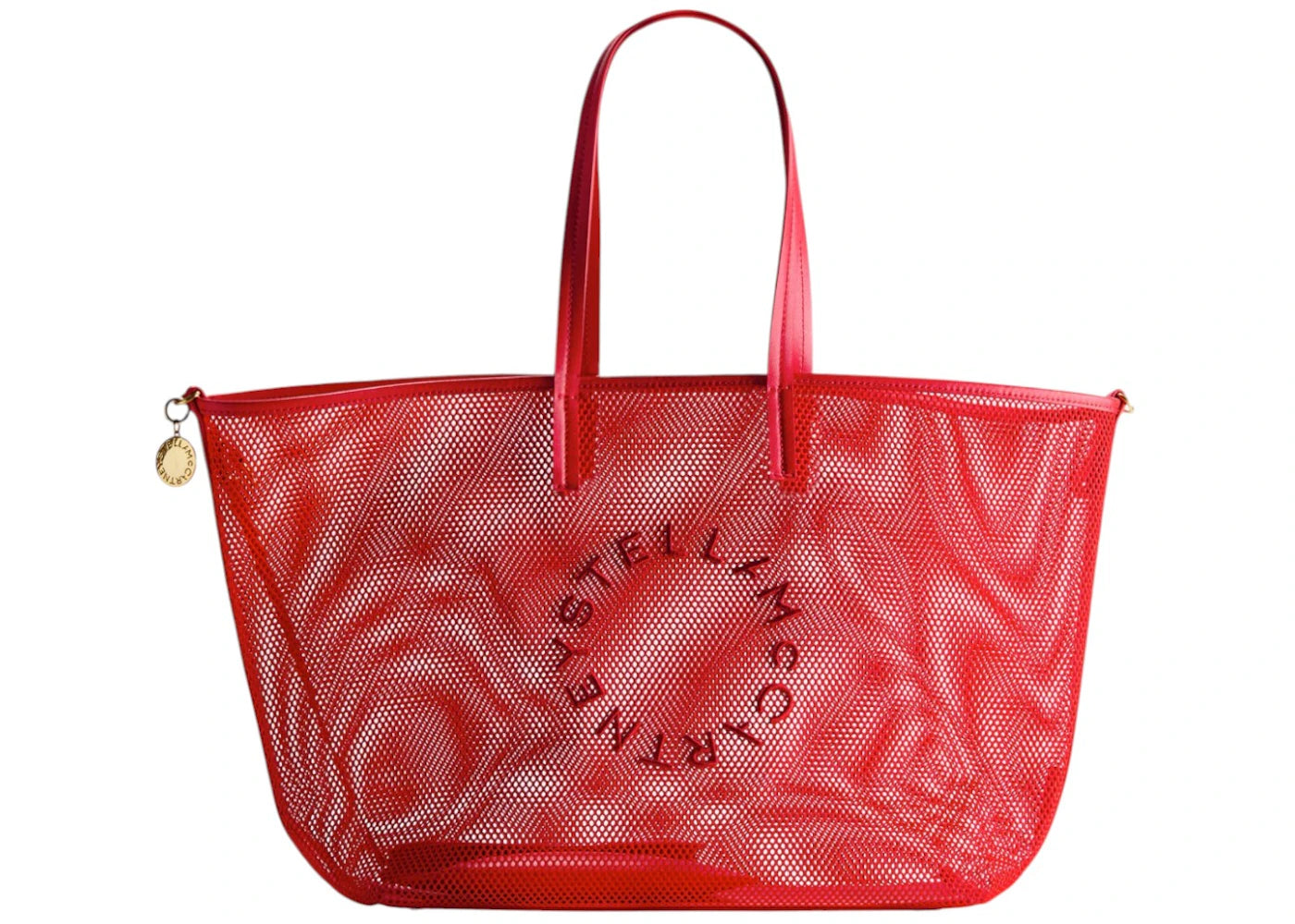 H&M x Stella McCartney Women's Large Mesh Tote Bag Red -1