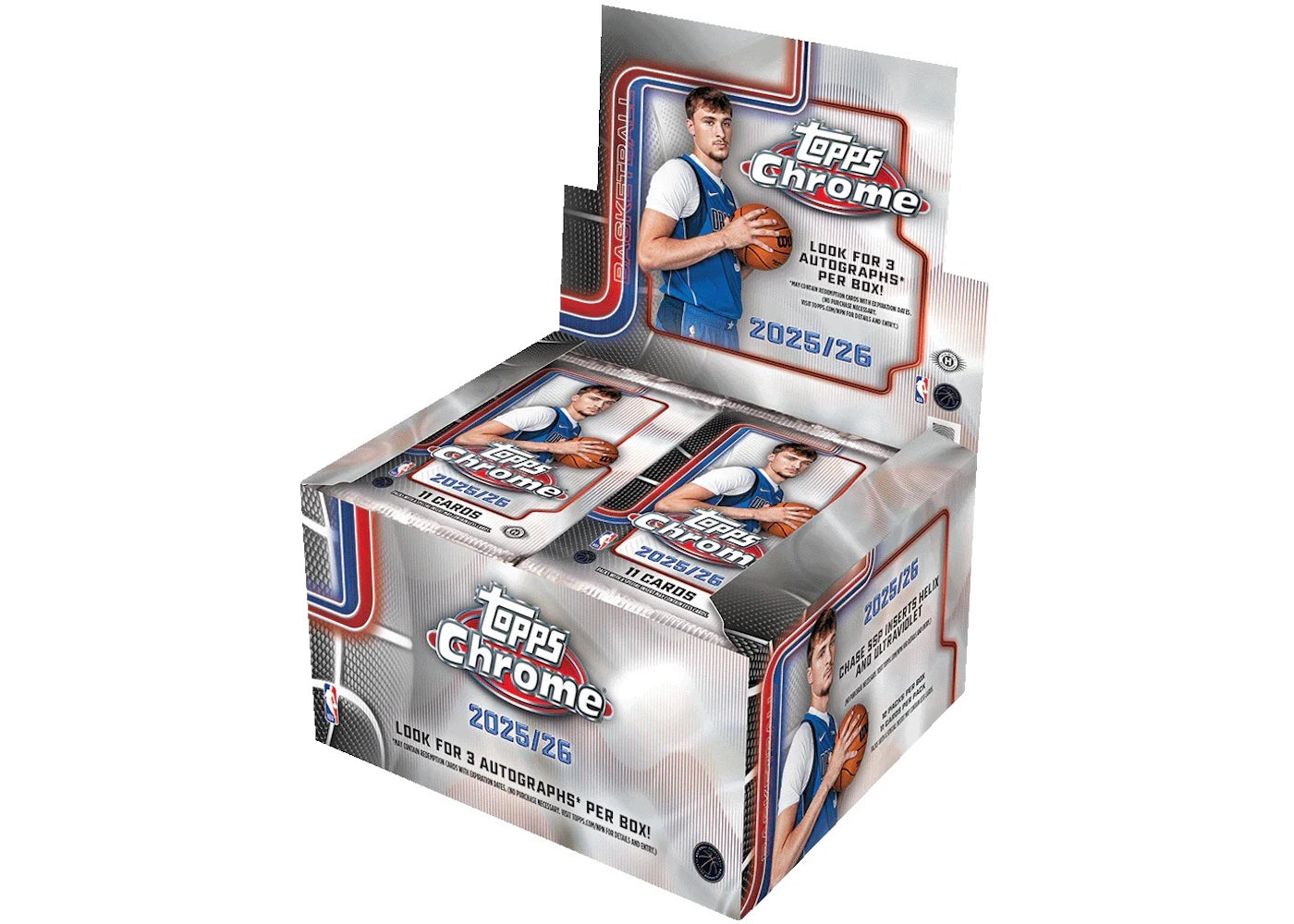 2025-26 Topps Chrome Basketball Hobby Jumbo Box -1