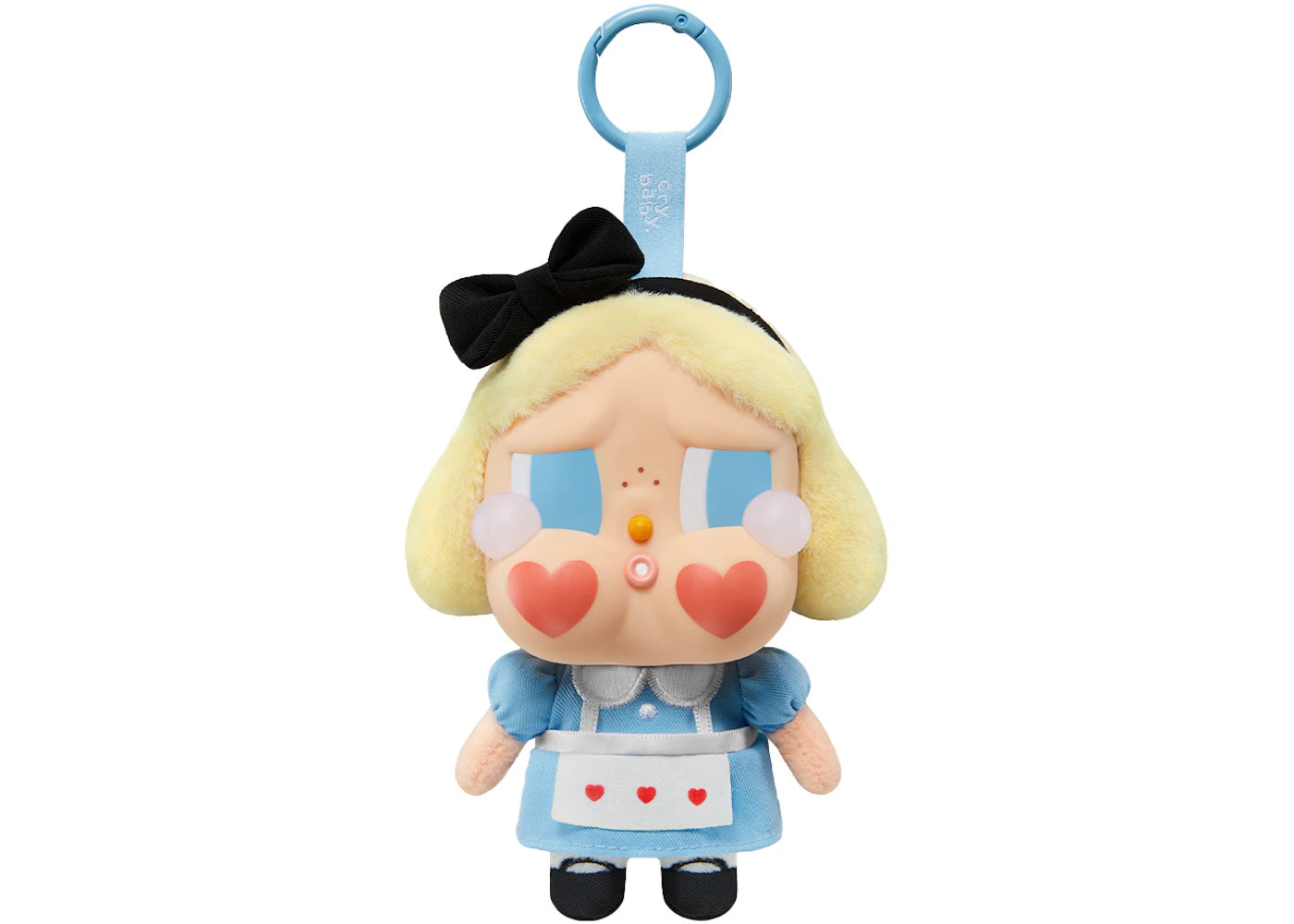 Pop Mart CryBaby Crying Again Series She's Alice Vinyl Face Plush-1