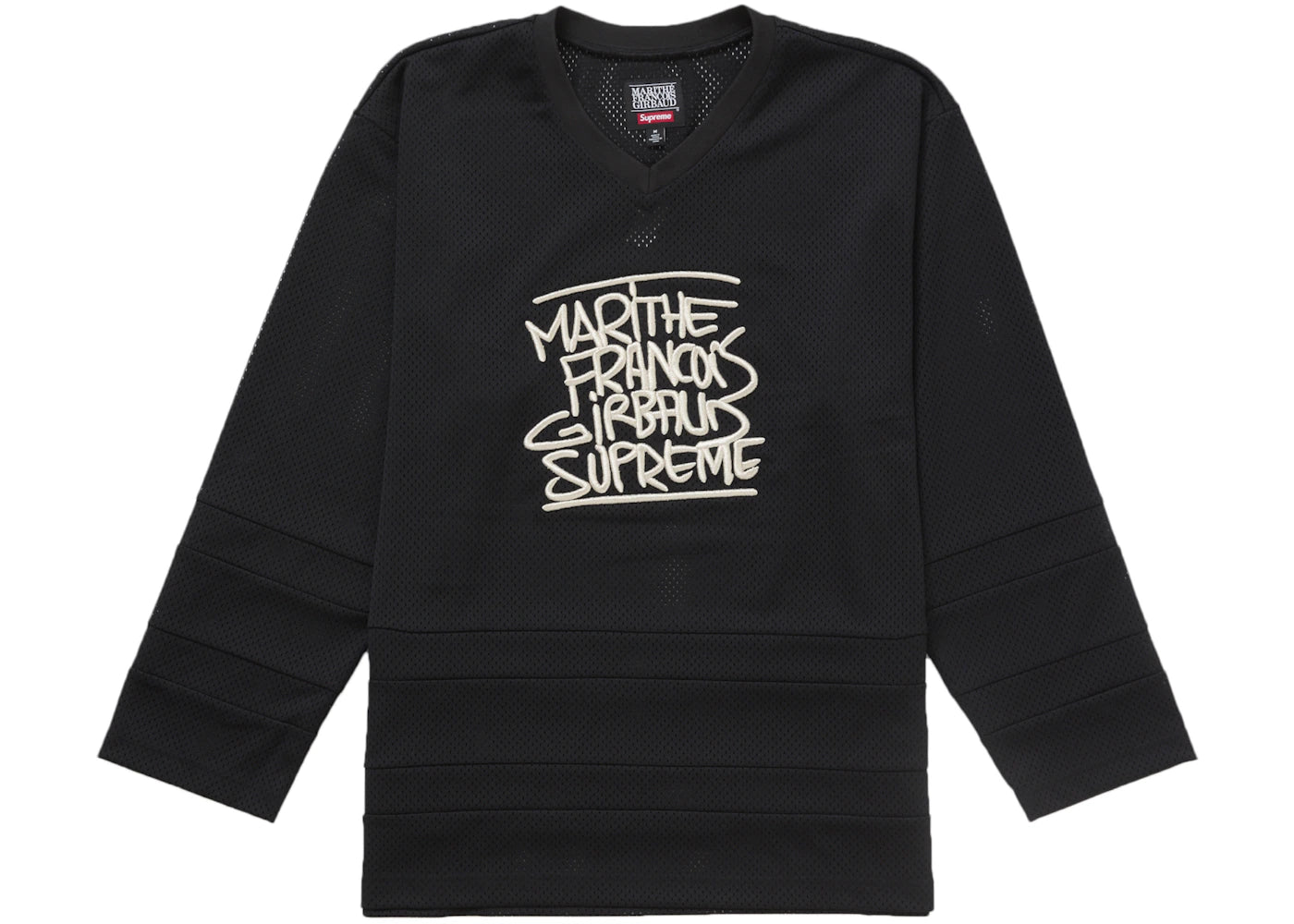 Supreme Marithé + François Girbaud Hockey Jersey Black -1