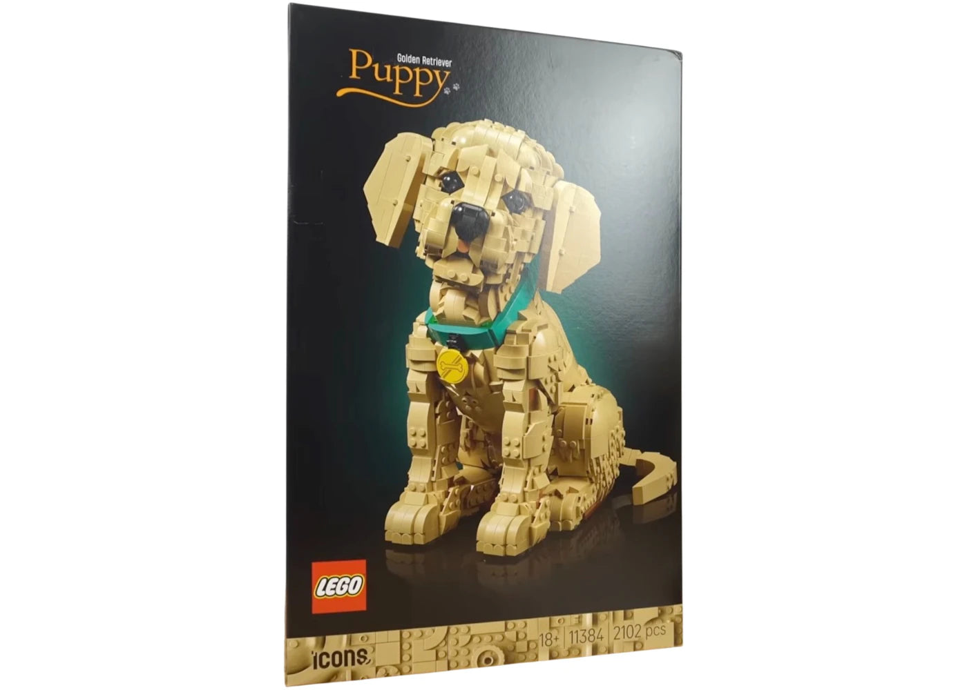 Set #11384 Icons Golden Retriever Puppy -1
