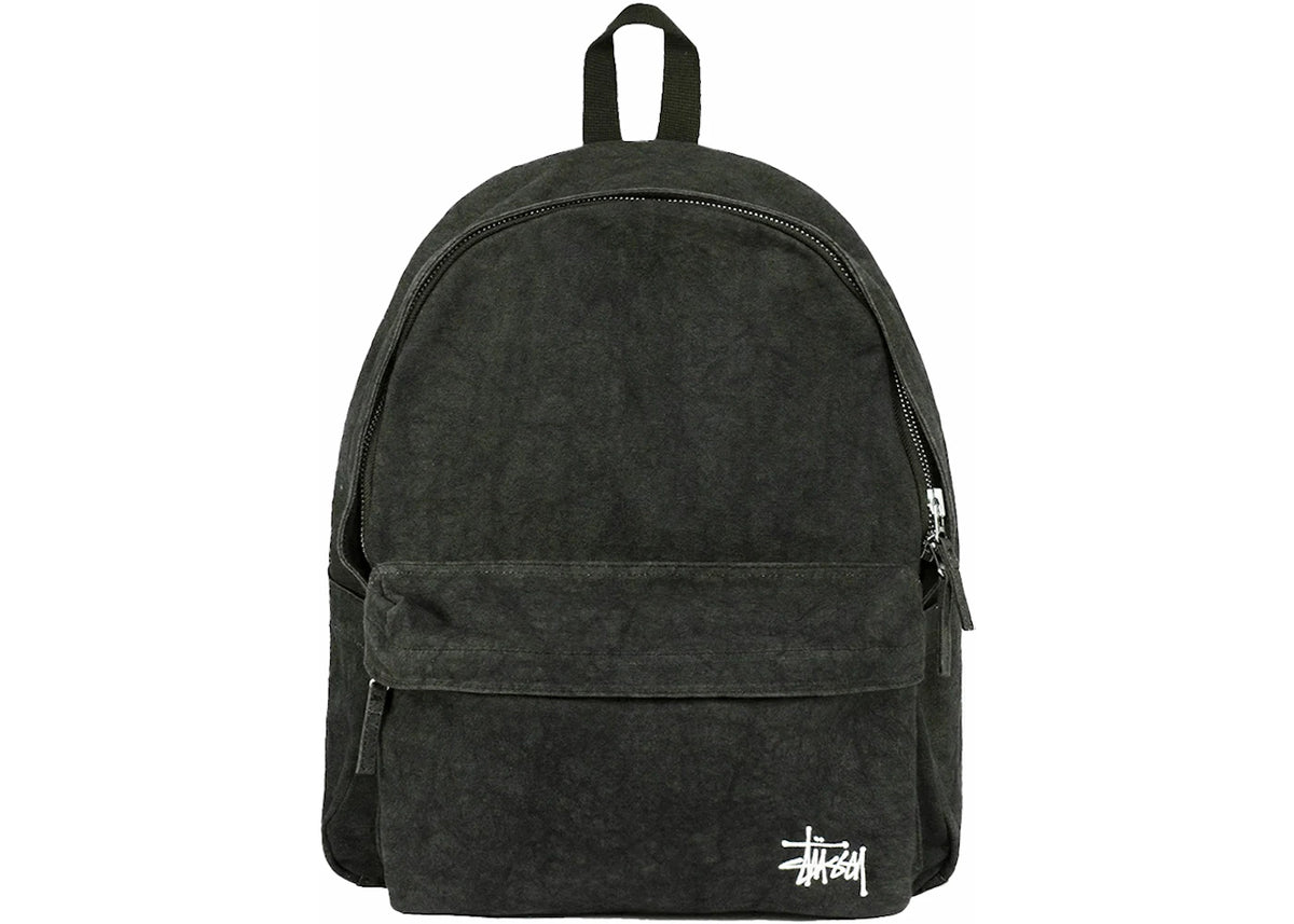 Stussy Canvas Backpack Washed Black -1