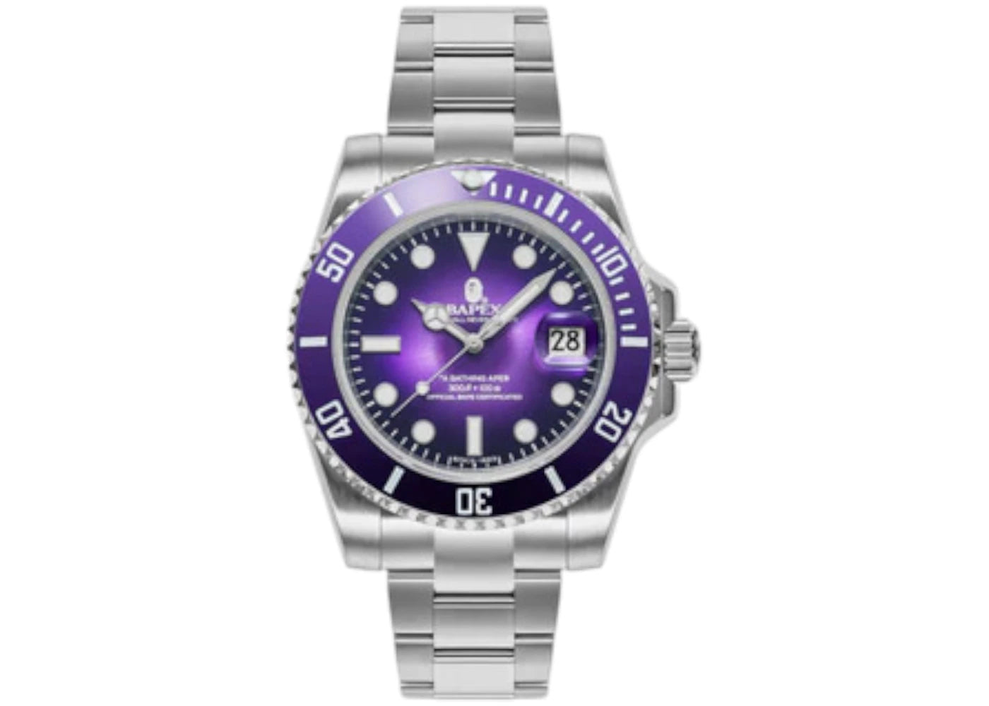 BAPE Type 1 BAPEX Watch Purple -1