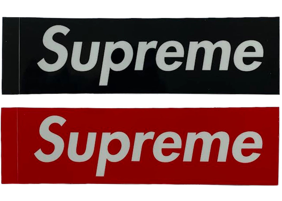 Supreme Clear Vinyl Box Logo Stickers Sticker Set -1