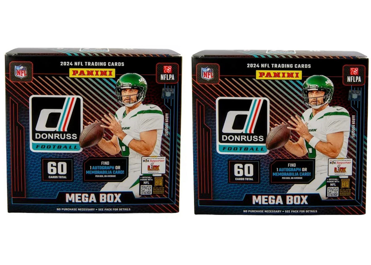 2024 Panini Donruss Football Mega Box Red Wave 2x Lot -1