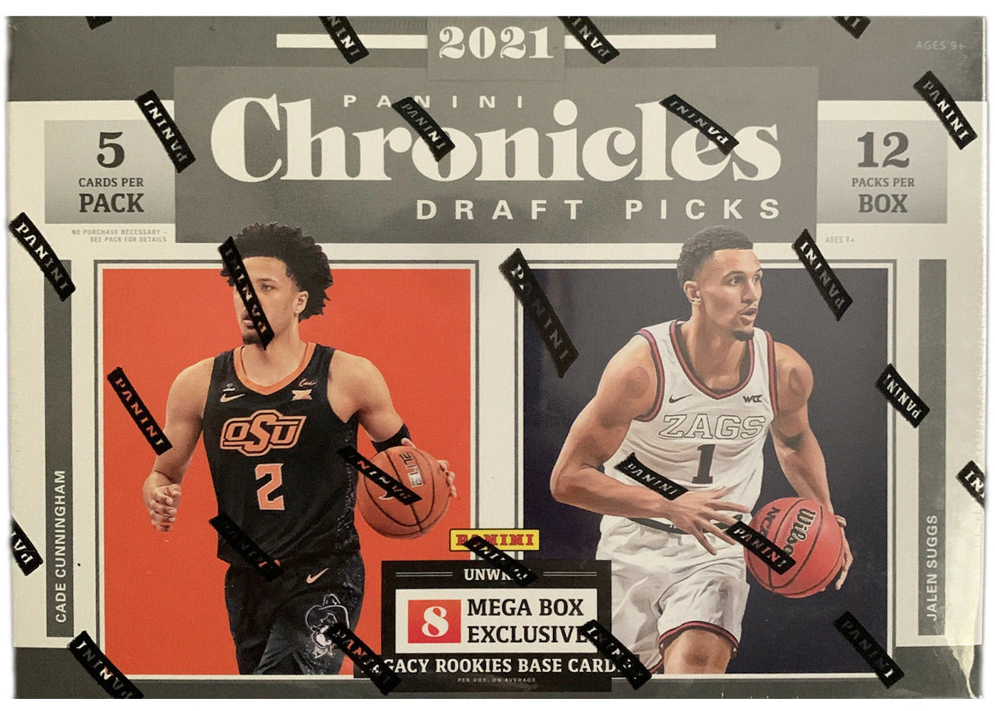 2021 Panini Chronicles Draft Picks Collegiate Basketball Mega Box (Orange Opti-Chrome Parallels) -1