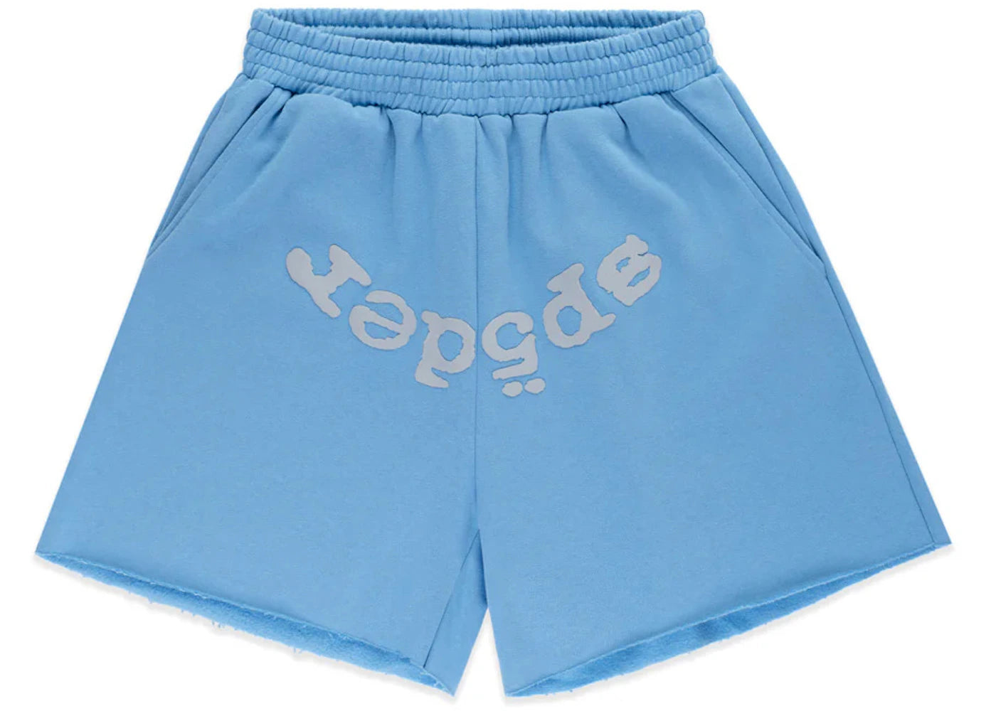 Sp5der OG Web V2 Sweatshort Dusty Blue -1