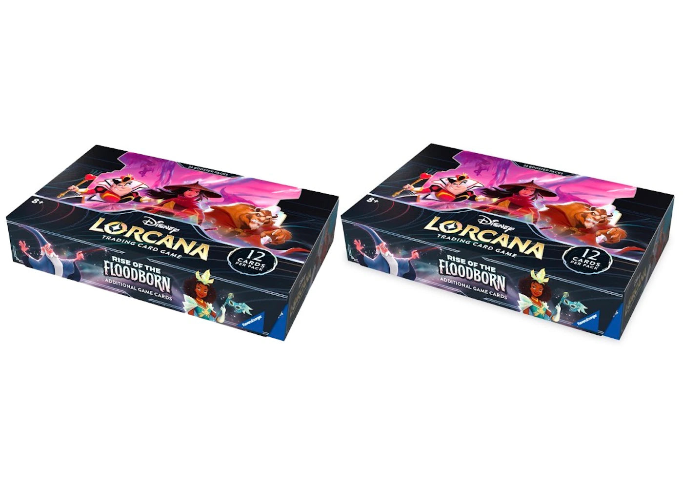 Disney Lorcana TCG The First Chapter Rise of the Floodborn Booster Box 2x Lot -1