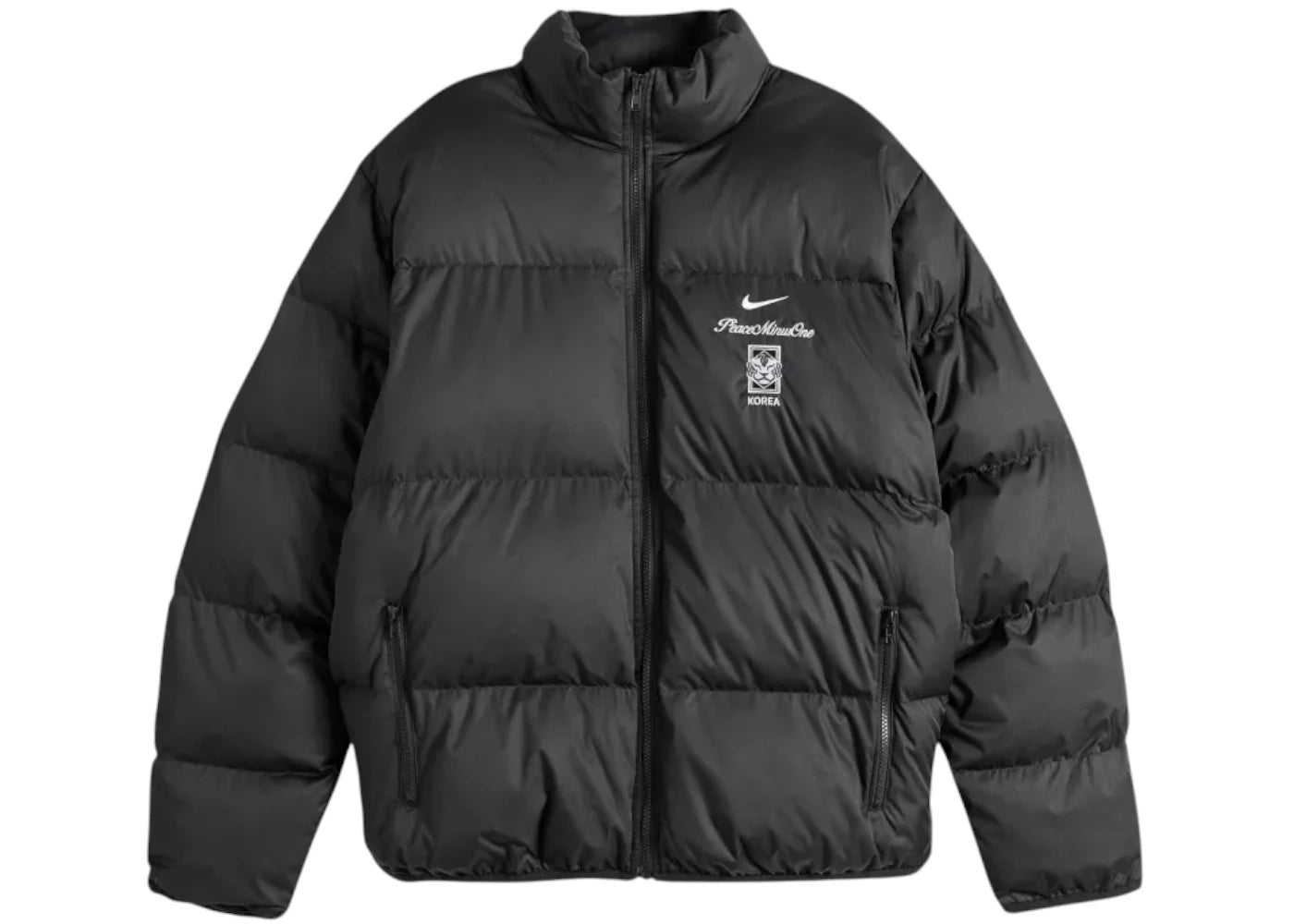 Nike x PEACEMINUSONE Korea KFA Puffer Jacket Black -1