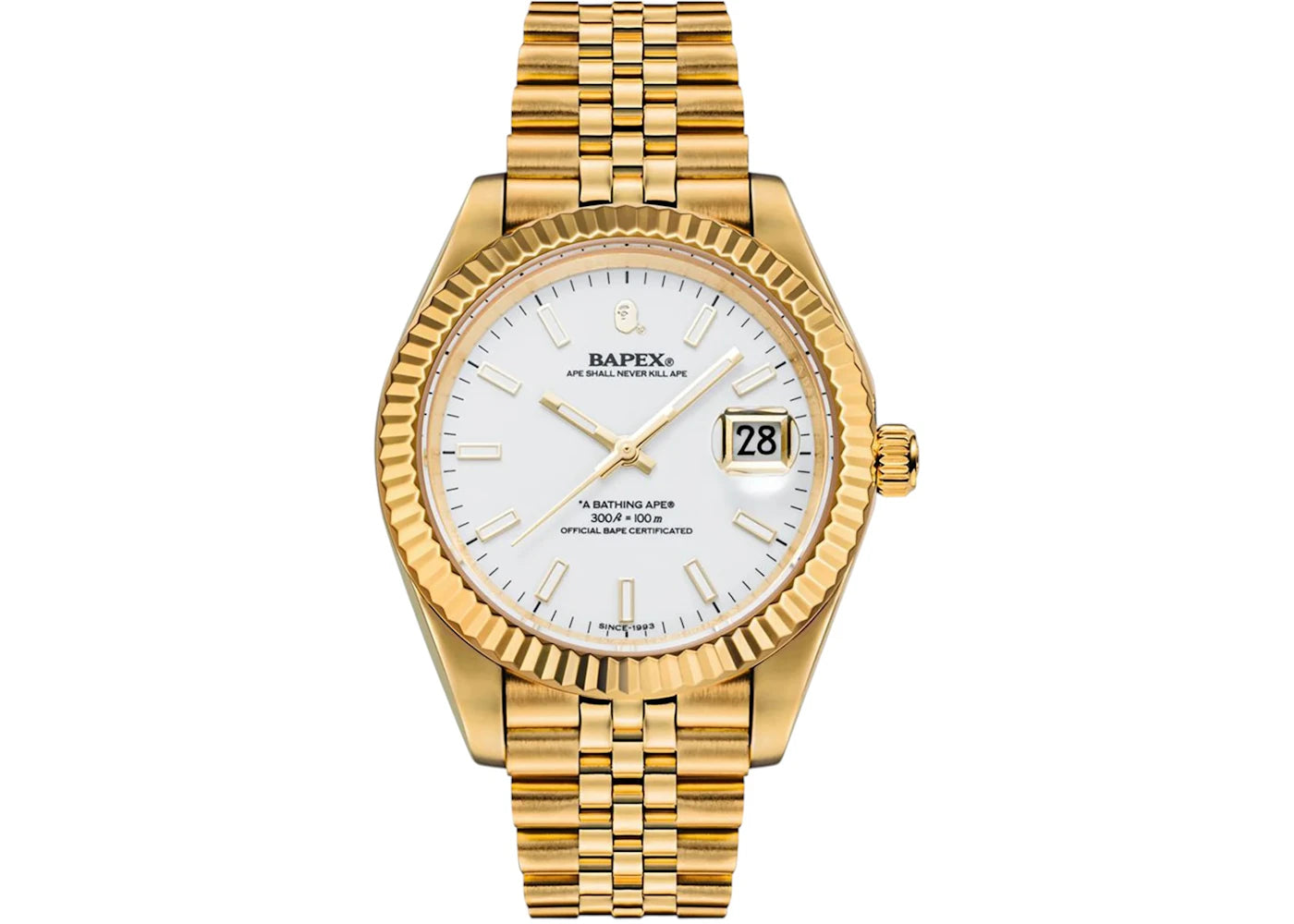 BAPE Type 6 BAPEX Watch Gold -1