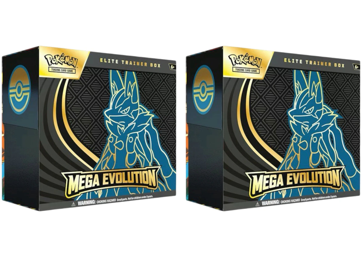 Pokémon Mega Evolution Mega Lucario Elite Trainer Box 2x Lot -1