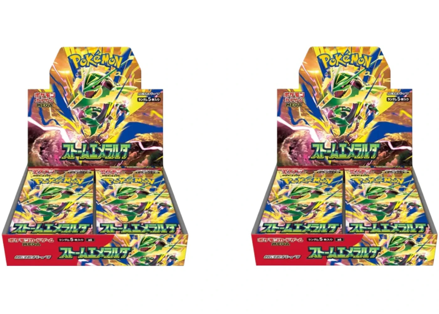 2026 Pokémon Mega Evolution Storm Emeralda Expansion Pack Booster Box (Japanese) 2x Lot -1