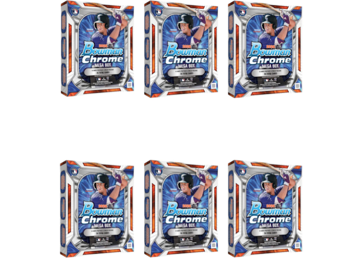 2026 Bowman Chrome Baseball Mega Box 6x Lot -1