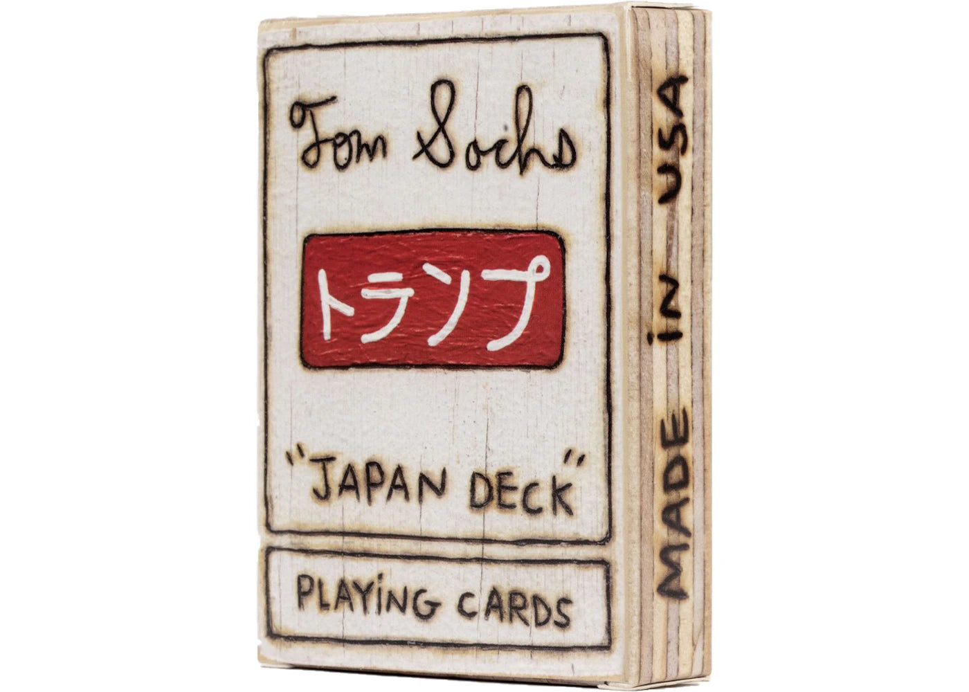 Tom Sachs Japan Playing Cards White Plywood -1