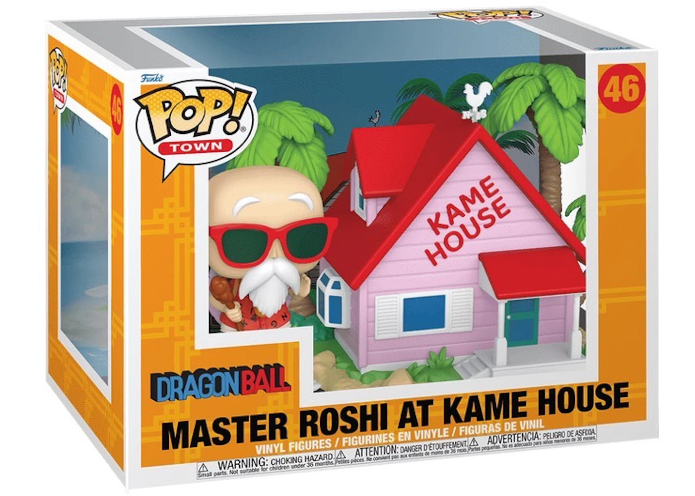 Funko Pop! Town Dragon Ball Master Roshi at Kame House #46 -1