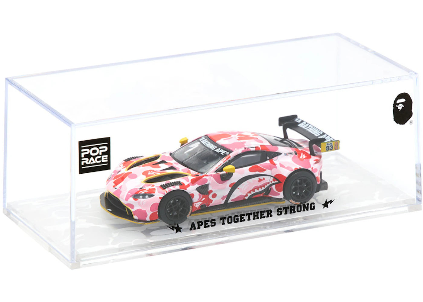 BAPE x POPRACE Aston Martin GT3 Pink -1