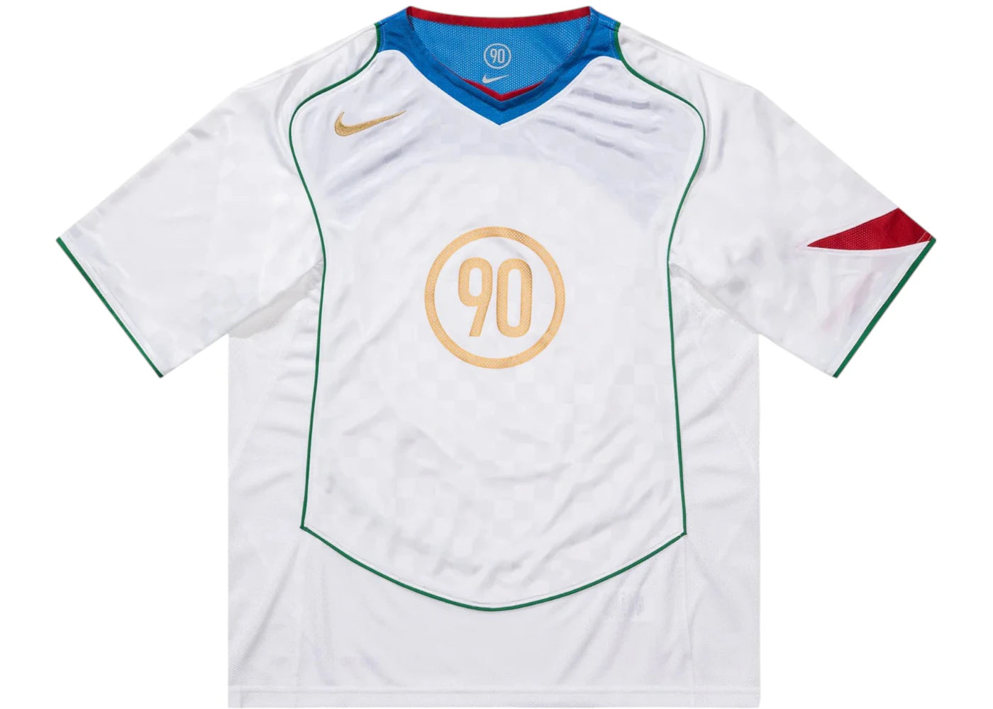 Nike x Total 90 Dri-Fit Soccer Jersey White/Italy Blue -1