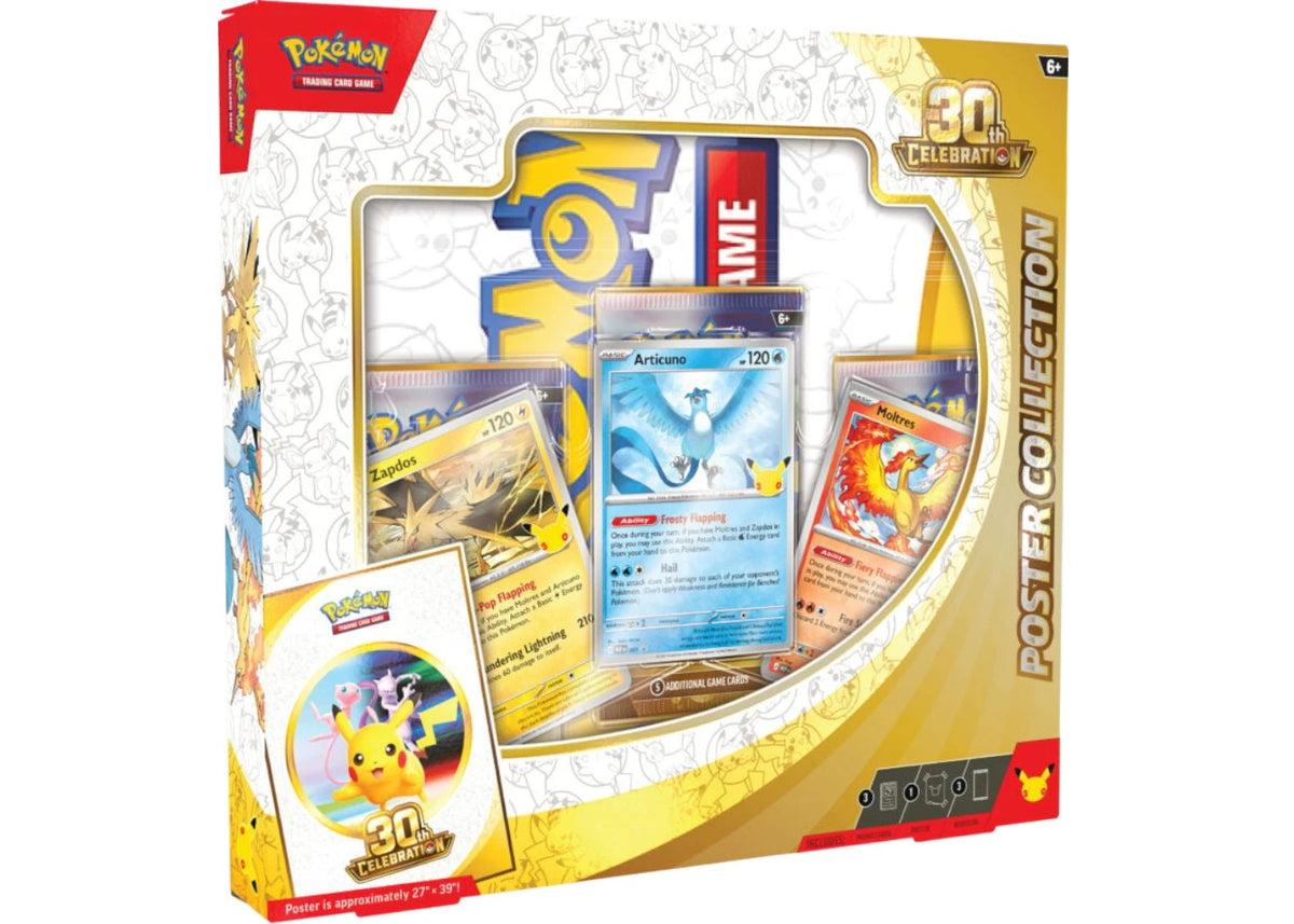 2026 Pokémon Mega Evolution 30th Celebration Poster Collection -1