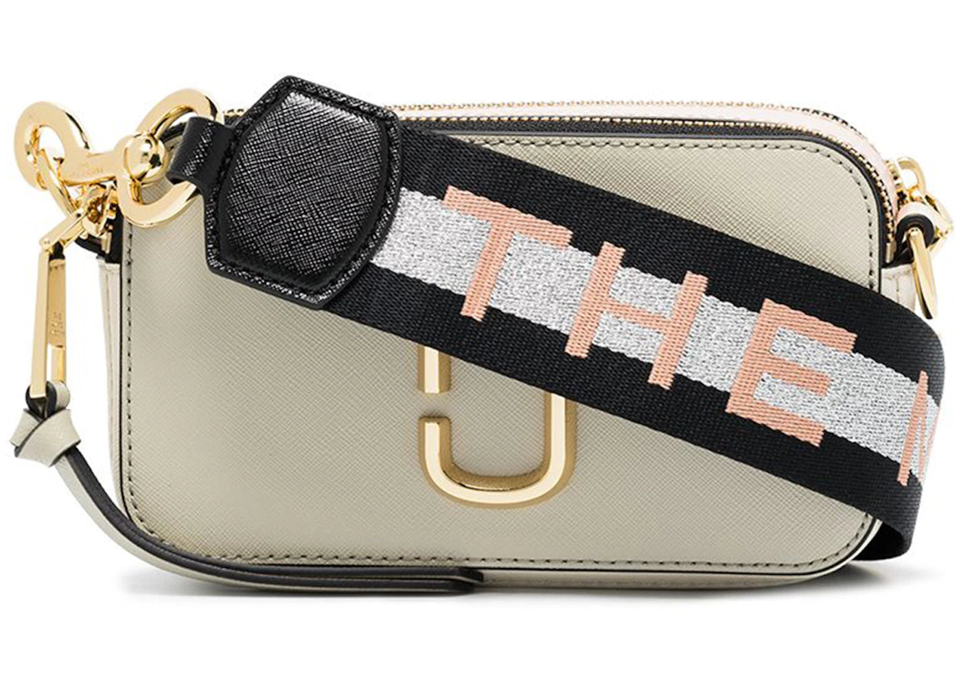 Marc Jacobs The Snapshot Camera Bag Beige/Black/Pink/Metallic -1
