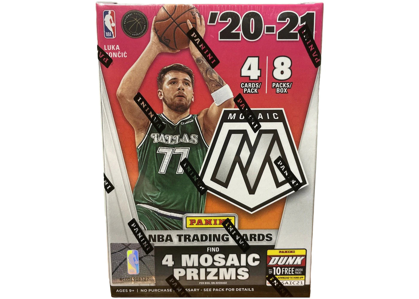 2020-21 Panini Mosaic Basketball Blaster Box -1