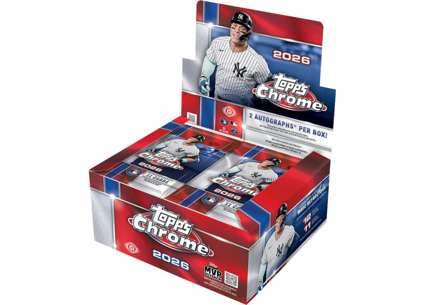 2026 Topps Chrome Baseball Jumbo Box -1