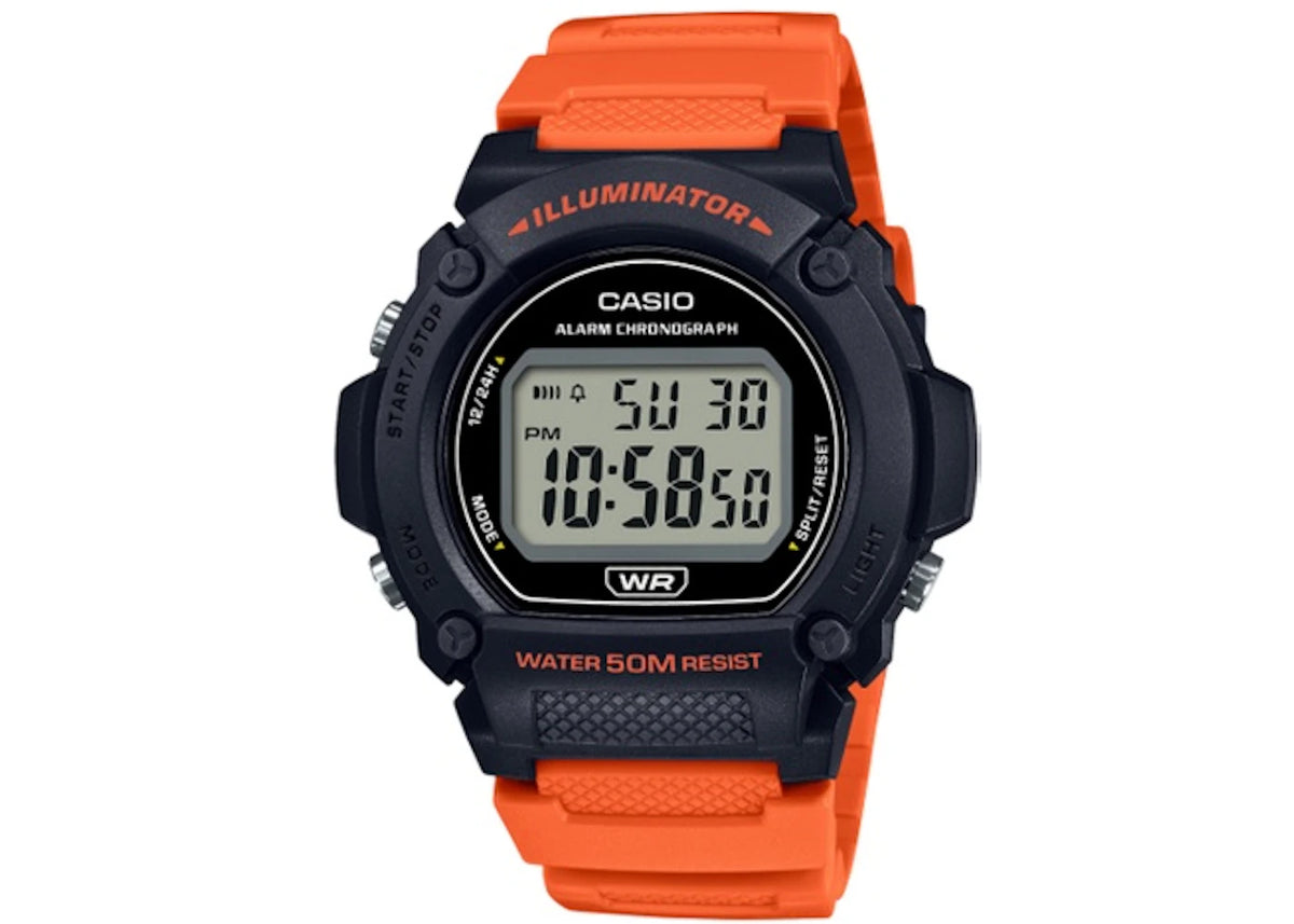 Casio G-Shock W-219H-4A (Black) -1