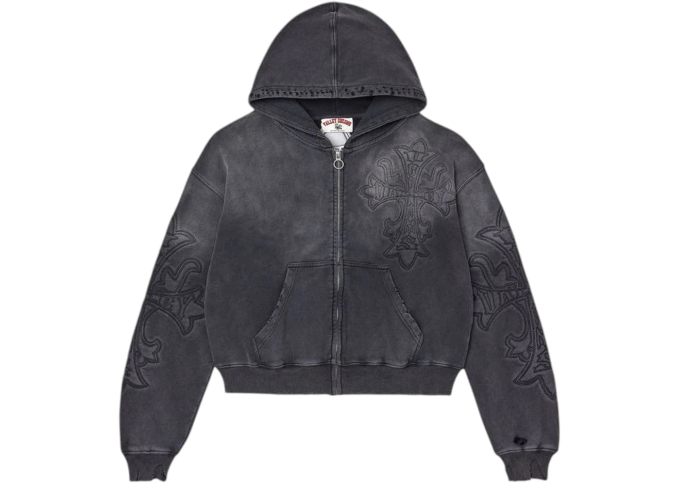 Vale Forever Carver Zip Up Hoodie Black -1