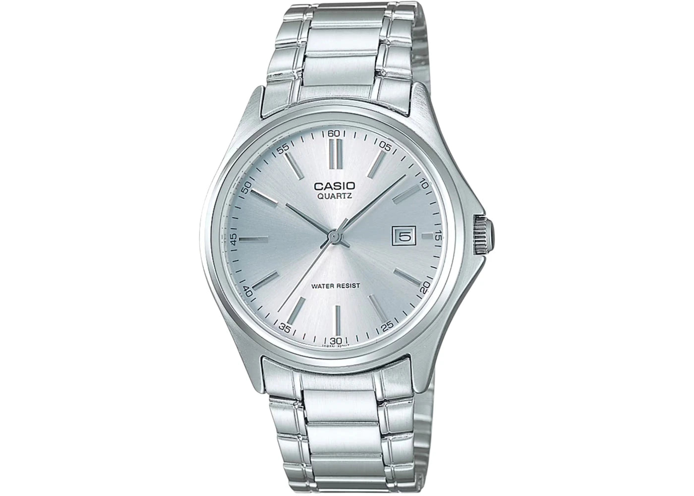 Casio Men’s Silver Dial Analog Watch with Stainless Steel Bracelet MTP-1183A-7A -1