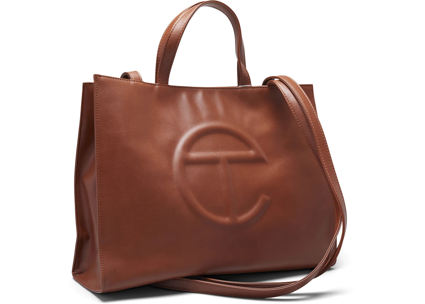 Telfar Shopping Bag Medium Tan -1