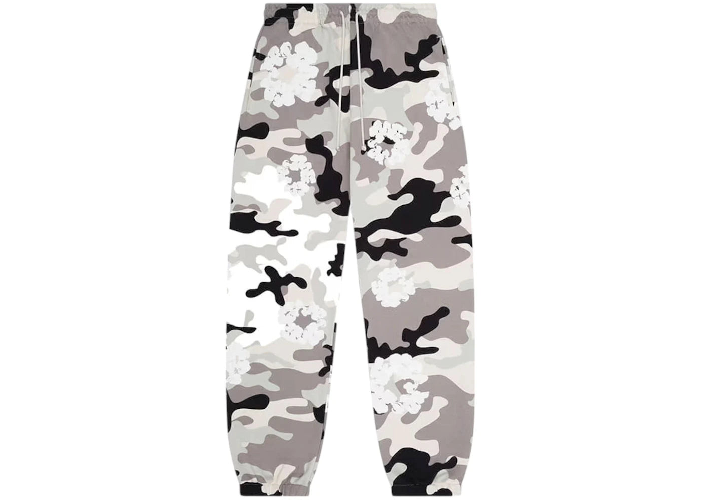 Denim Tears The Cotton Wreath Sweatpant White Camo -1