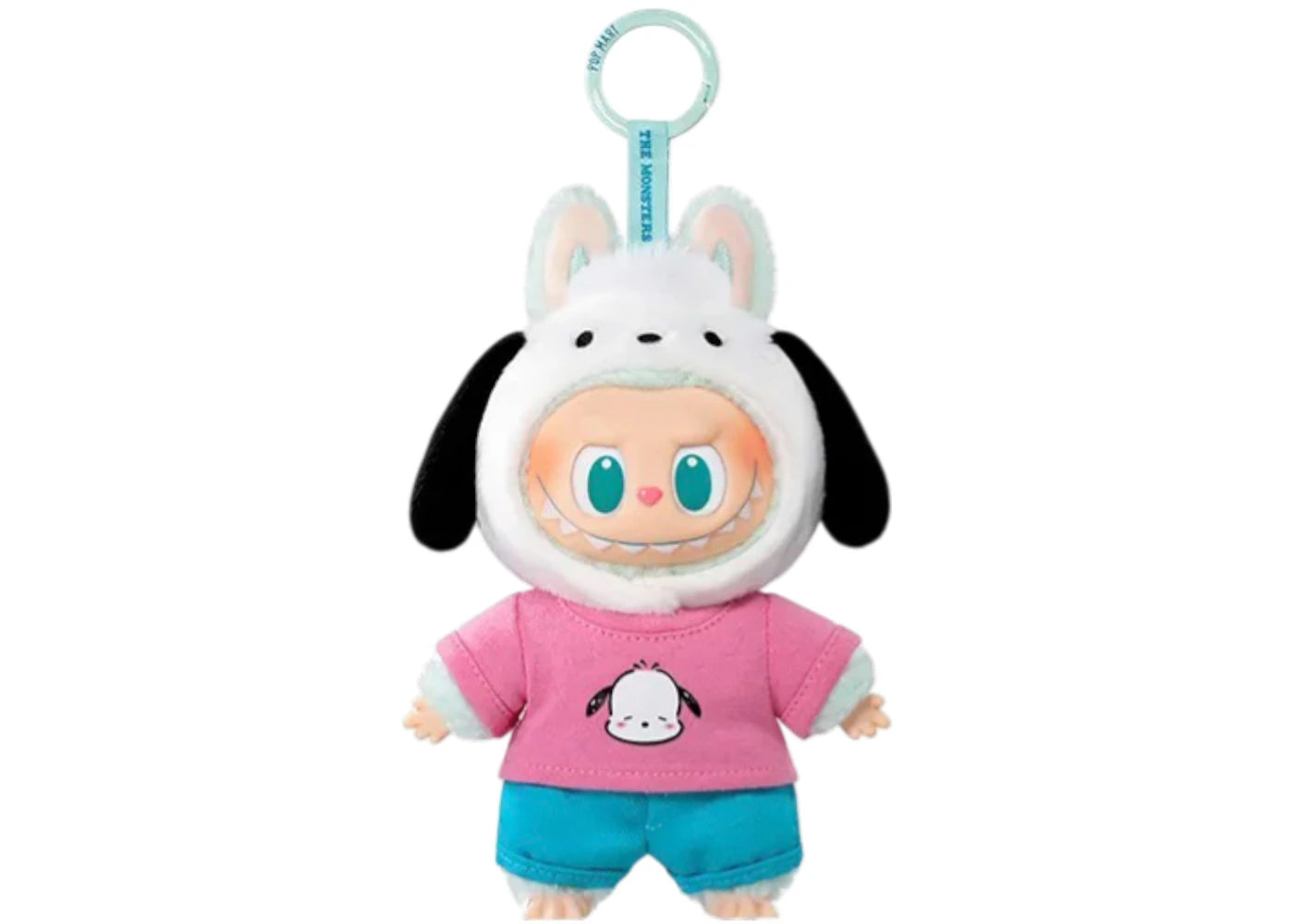 Pop Mart The Monsters Labubu x Hello Kitty and Friends/Sanrio Characters Series Pochacco Vinyl Plush Pendant -1
