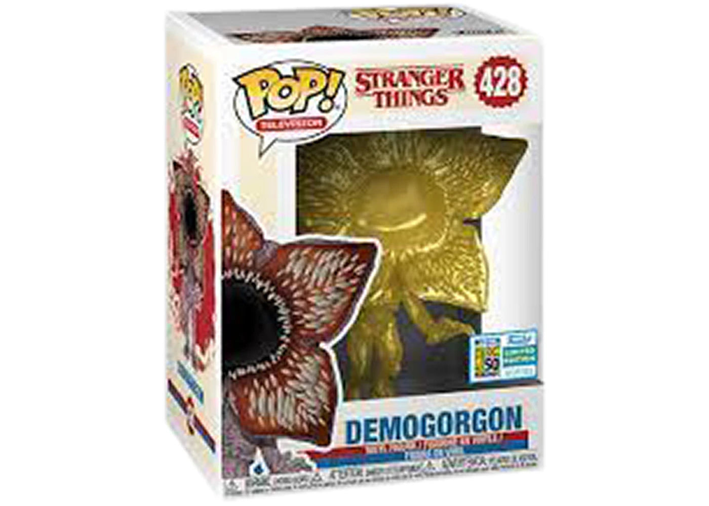 Funko Pop! Television Stranger Things Demogorgon (Gold) SDCC Exclusive Figure #428 -1