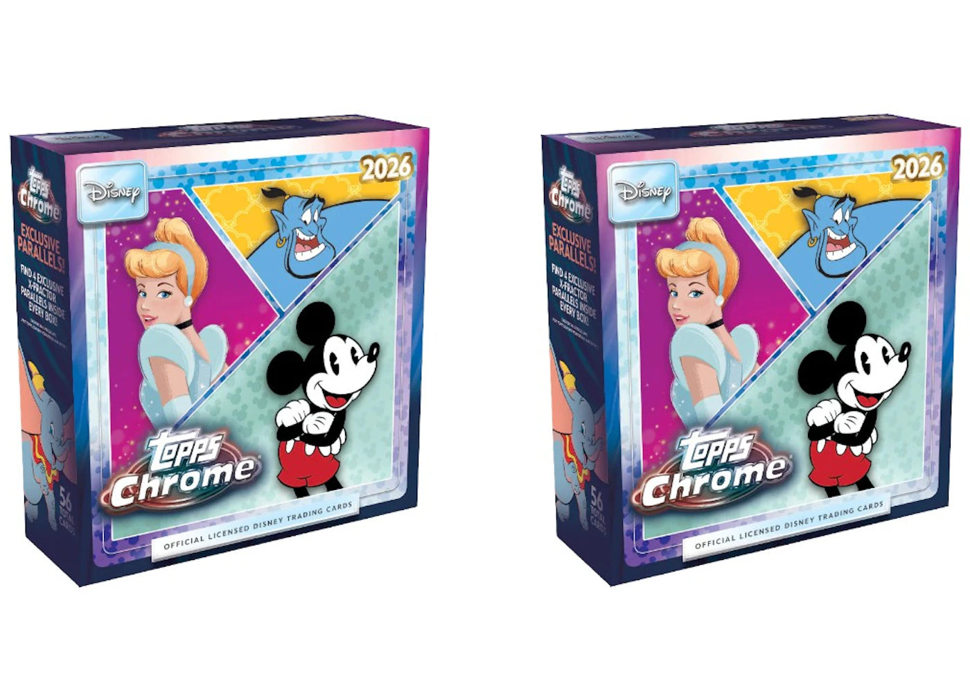 2026 Topps Chrome Disney Mega Box 2x Lot -1