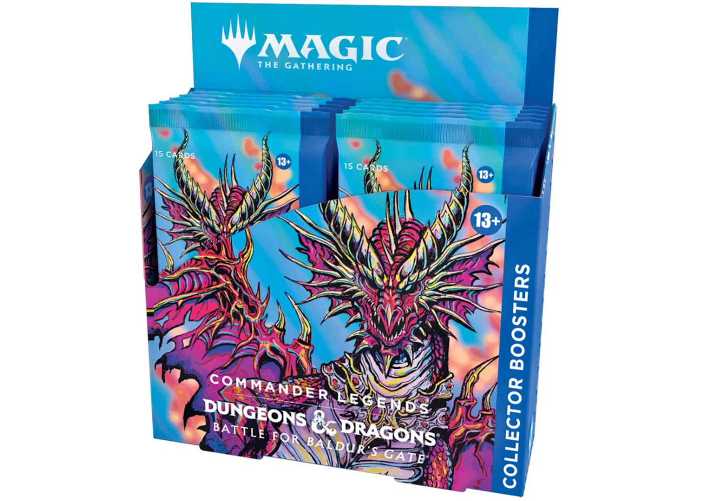 Magic: The Gathering TCG Commander Legends: Battle for Baldur's Gate Collector Booster Box - 12 Packs (180 Cards) -1