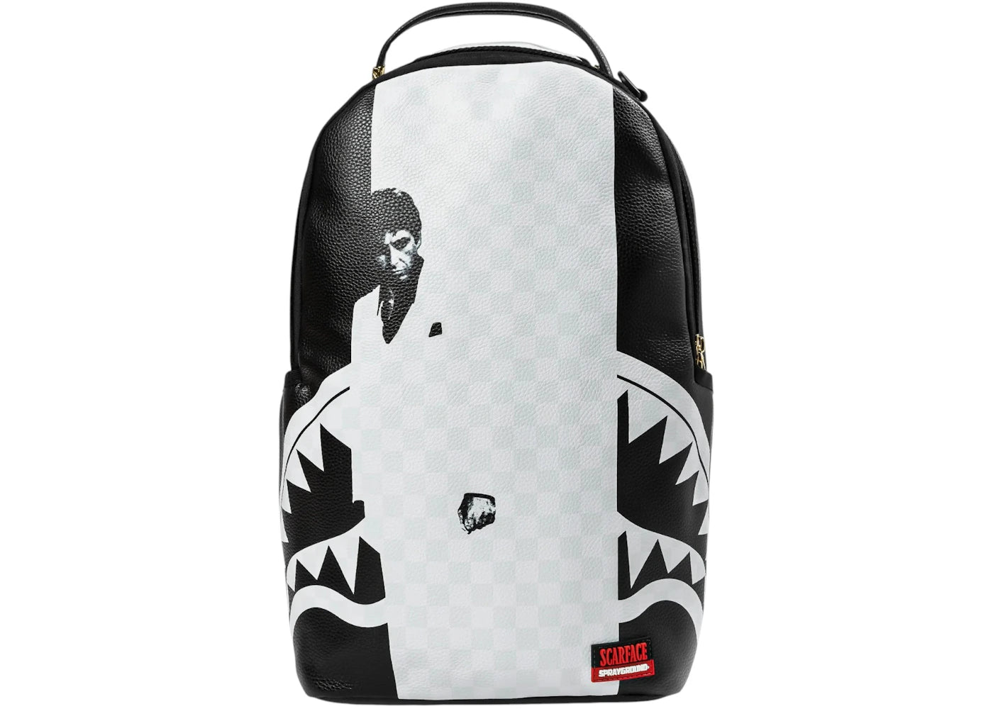 Sprayground Scarface Poster Syle Backpack Black/White -1
