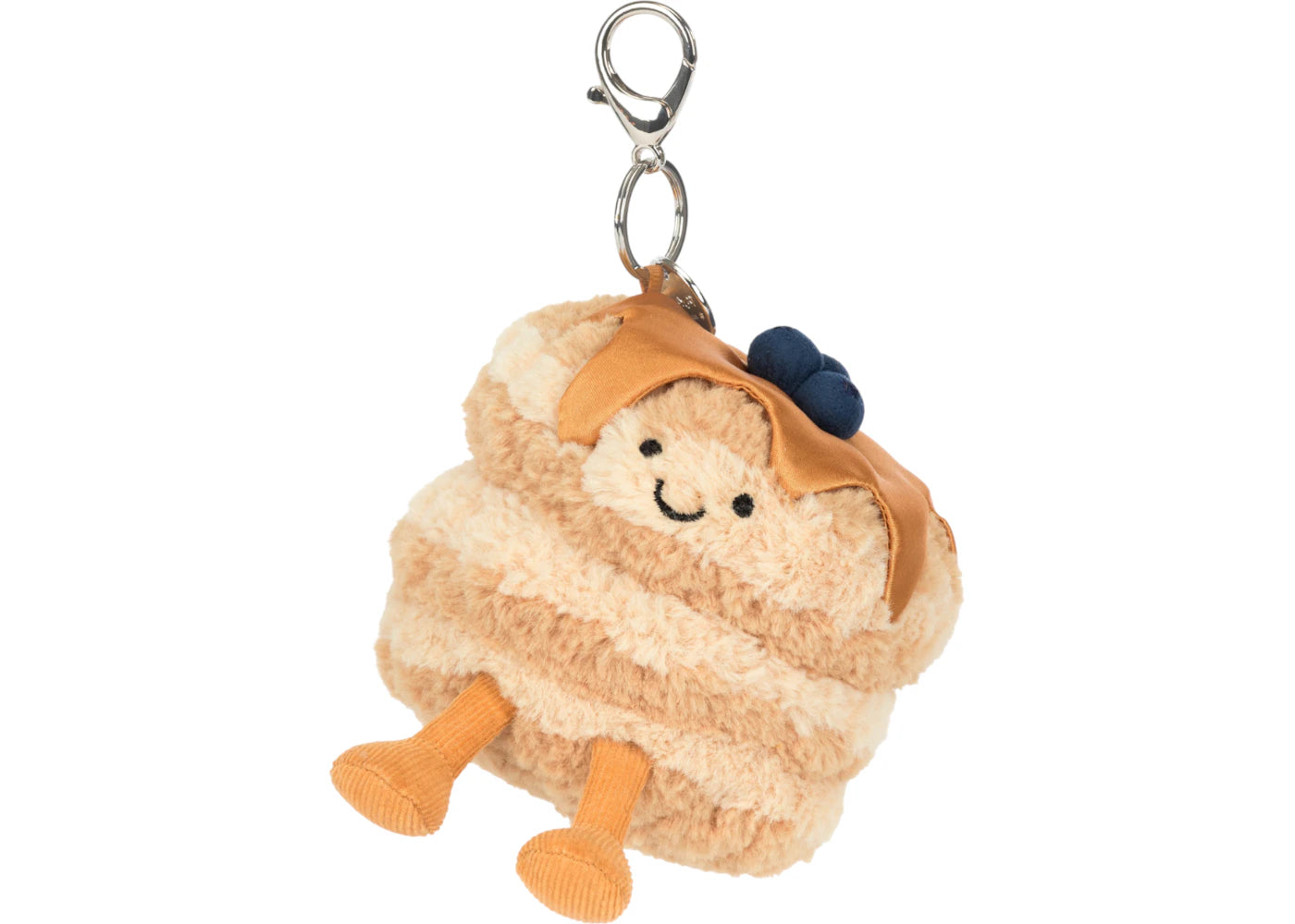 Jellycat FAO Amuseable Fran Pancakes Bag Charm Plush -1