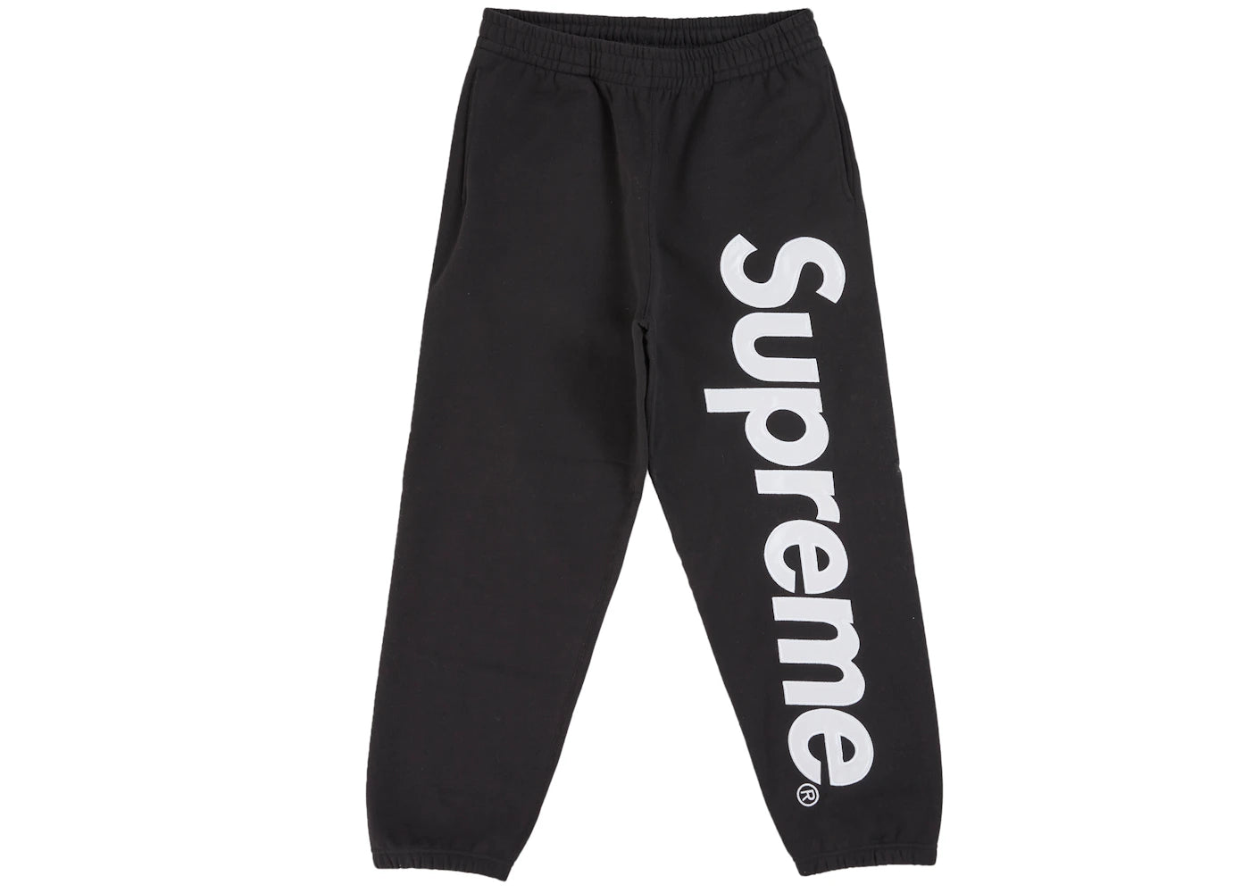 Supreme Satin Applique Sweatpant (SS26) Black -1