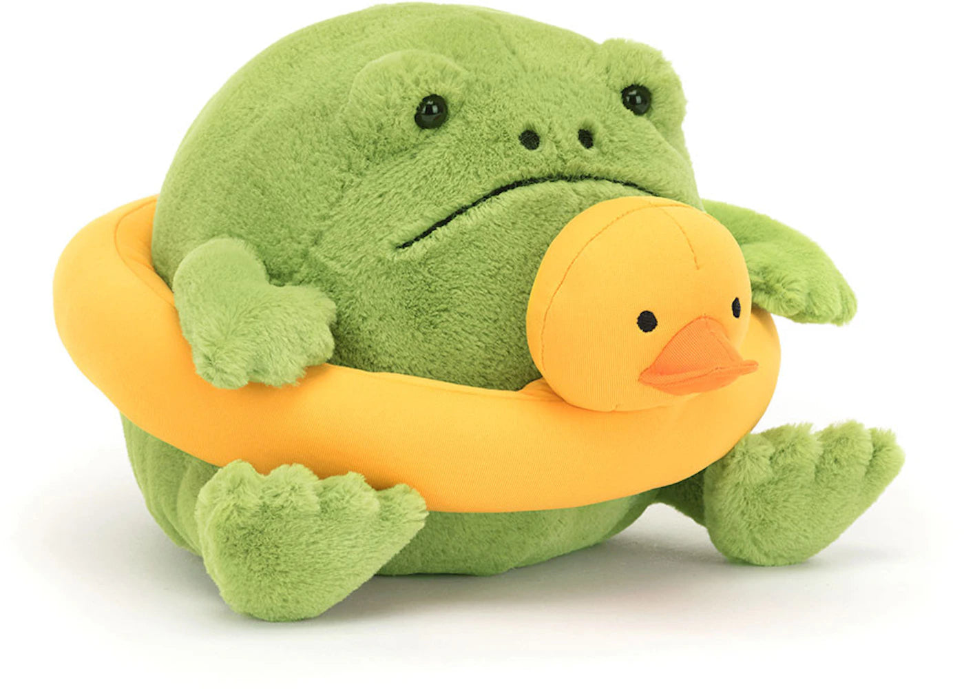 Jellycat Ricky Rain Frog Rubber Ring Plush -1