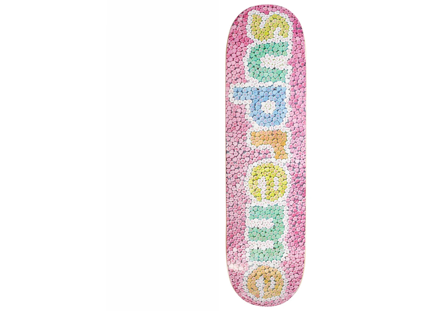 Supreme Candy Hearts Skateboard Deck Pink -1