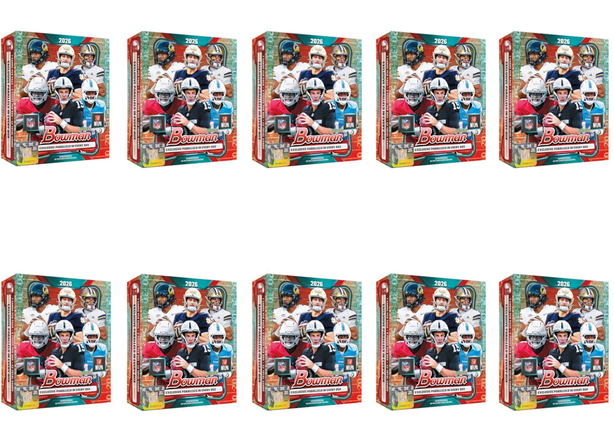 2026 Bowman Football Mega Box 10x lot -1