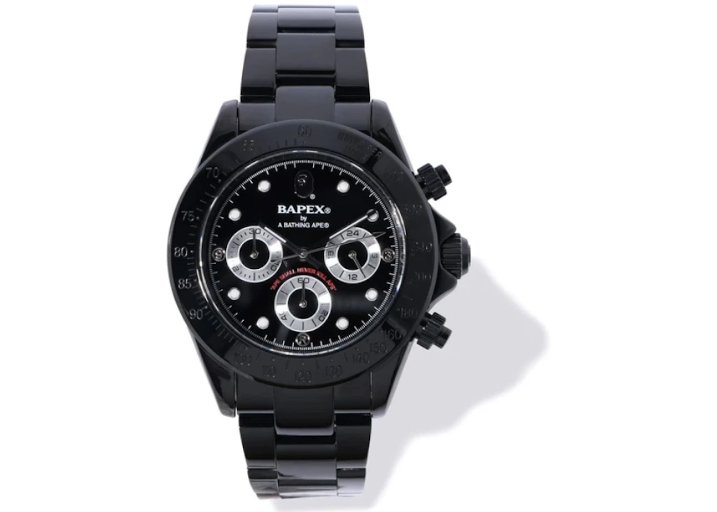 BAPE A Bathing Ape Type 3 Bapex Watch Black -1