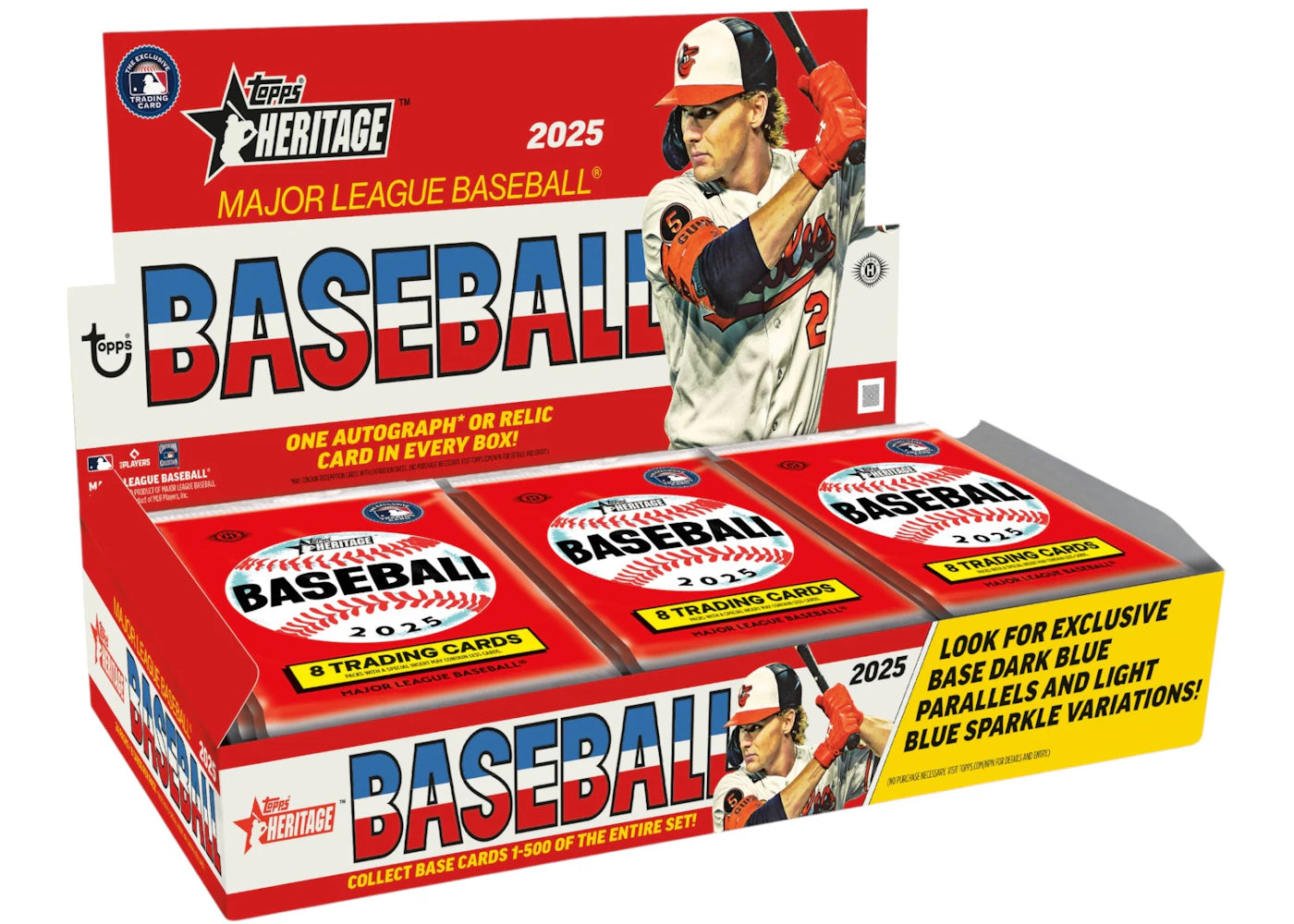 2025 Topps Heritage Baseball Hobby Box -1
