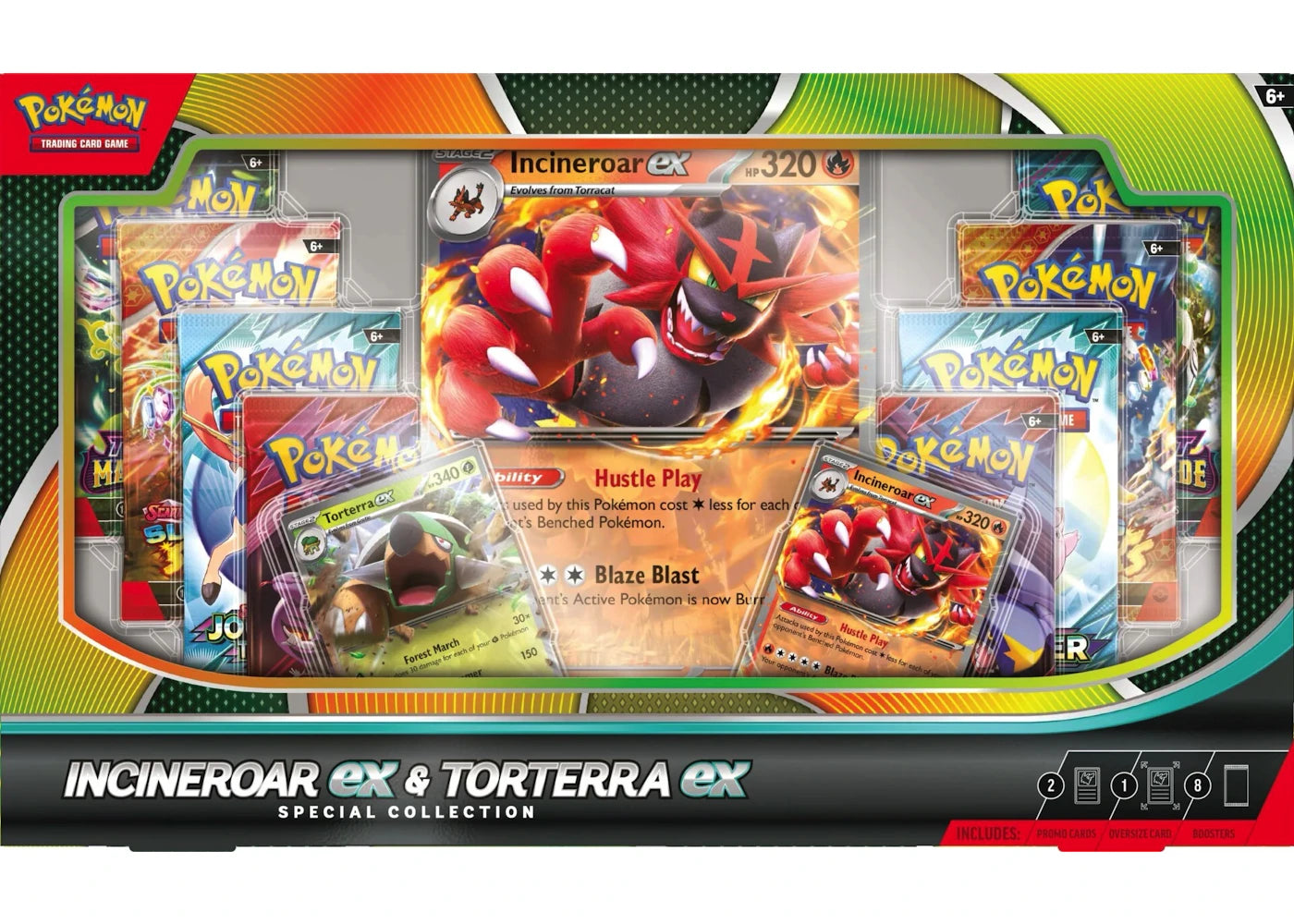 Pokémon Incineroar & Torterra ex Special Collection Box -1
