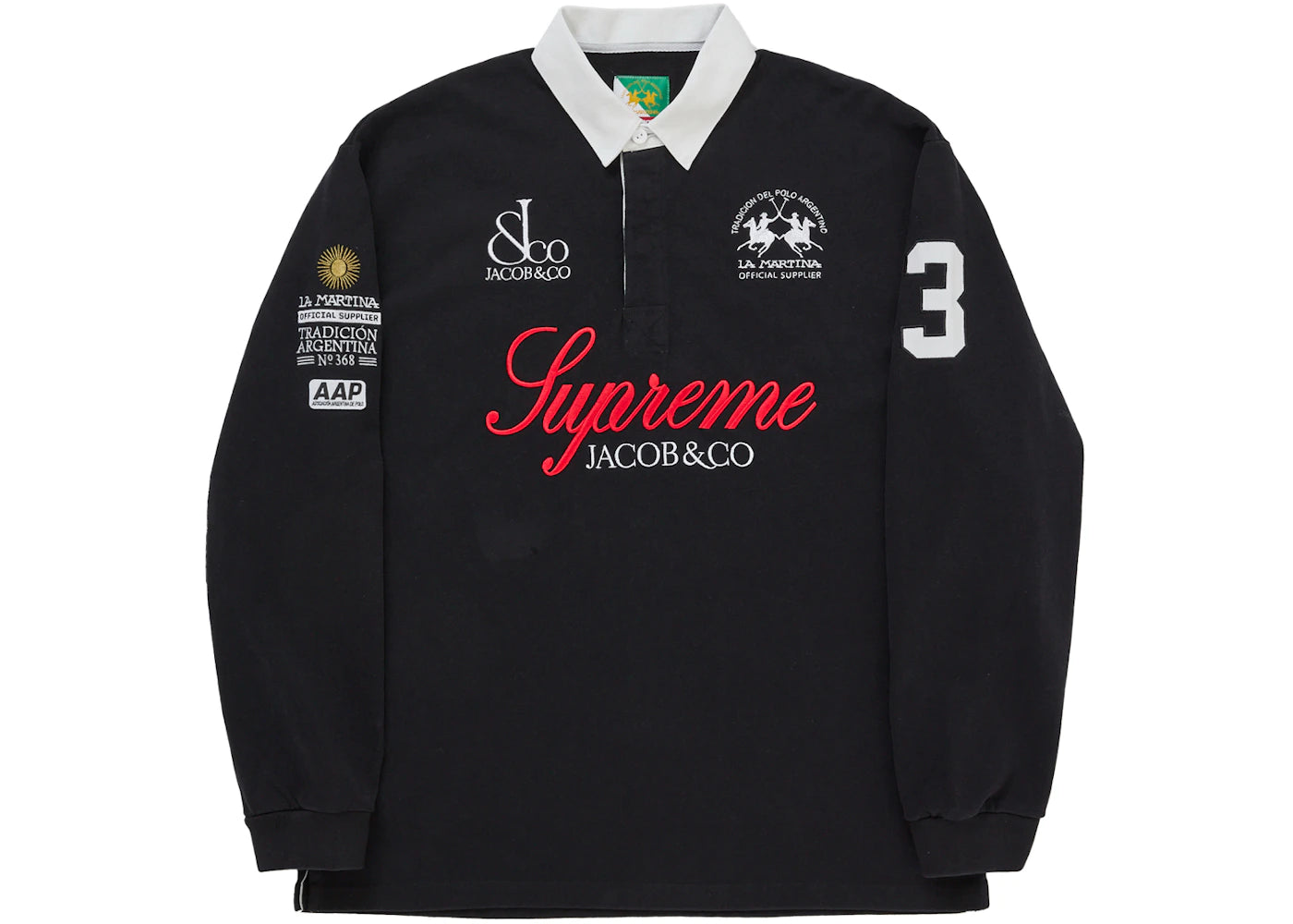 Supreme La Martina Rugby Black -1