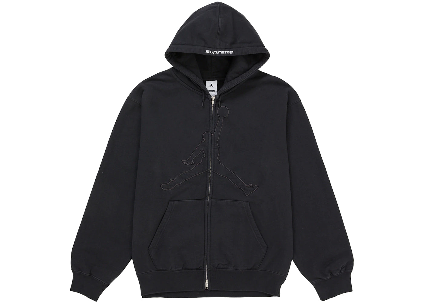 Supreme Jordan Hooded Sweatshirt (SS26) Black -1