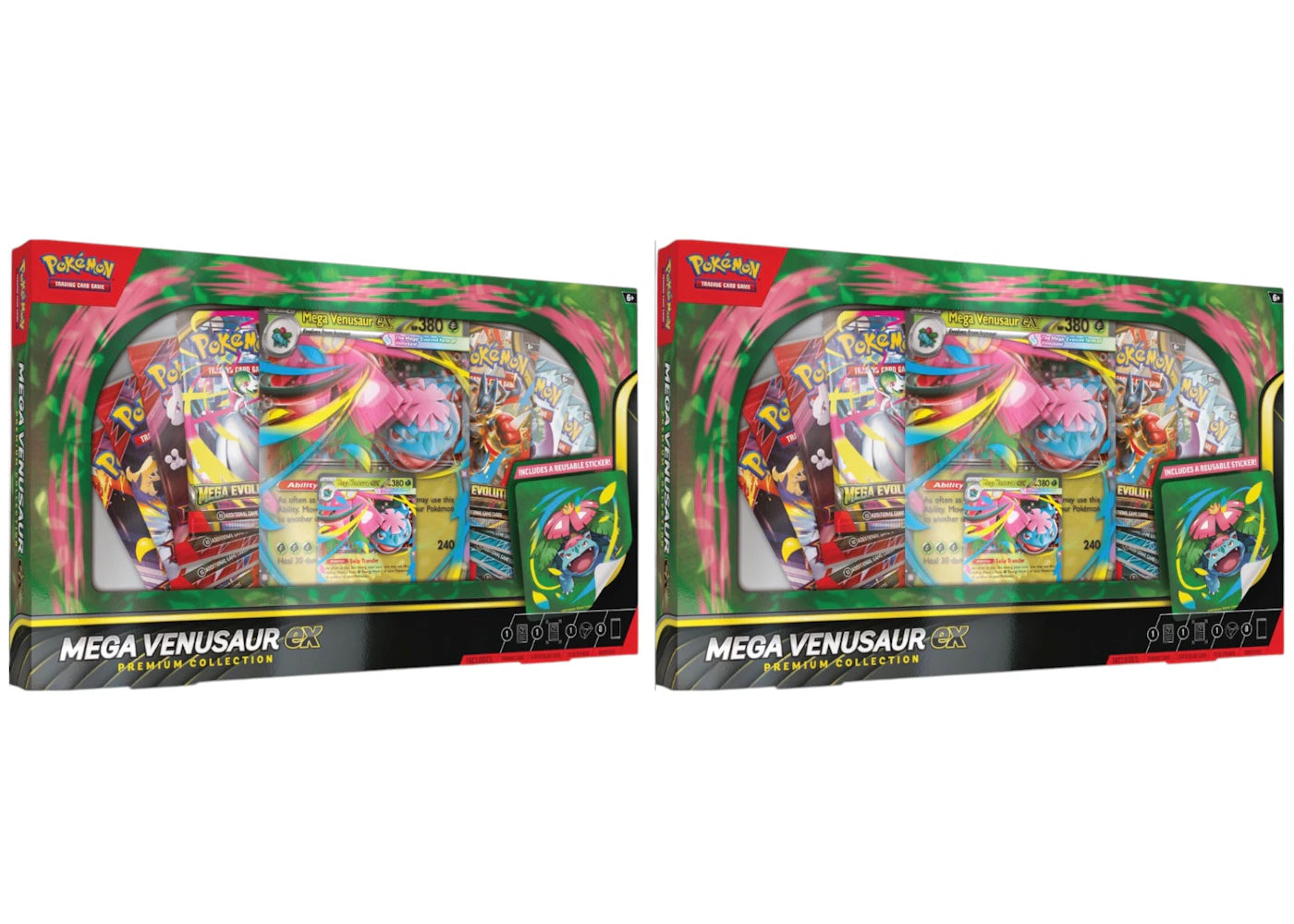 2025 Pokémon Mega Evolution Venusaur ex Premium Collection 2x Lot -1