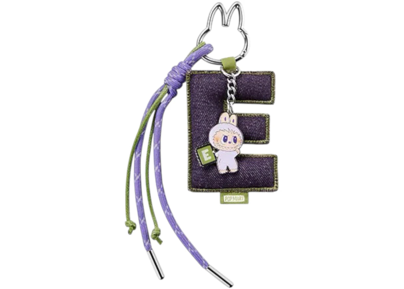 Pop Mart Labubu The Monsters Pin for Love Series "E" Letter Pendant -1