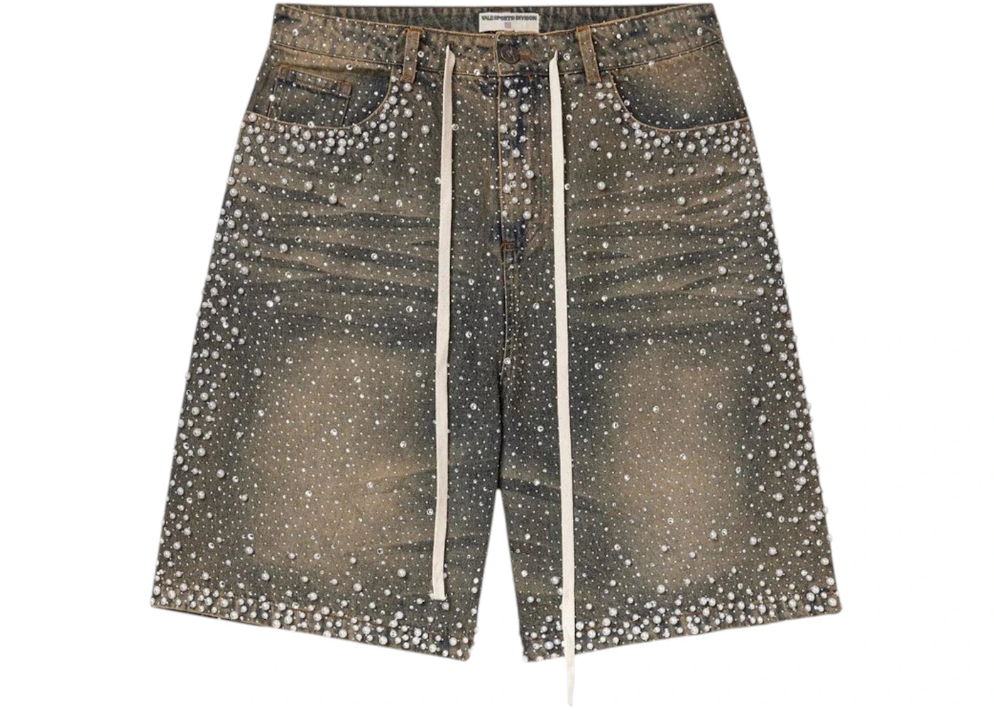Vale Forever Rainstorm Mid Jorts Mid Wash -1