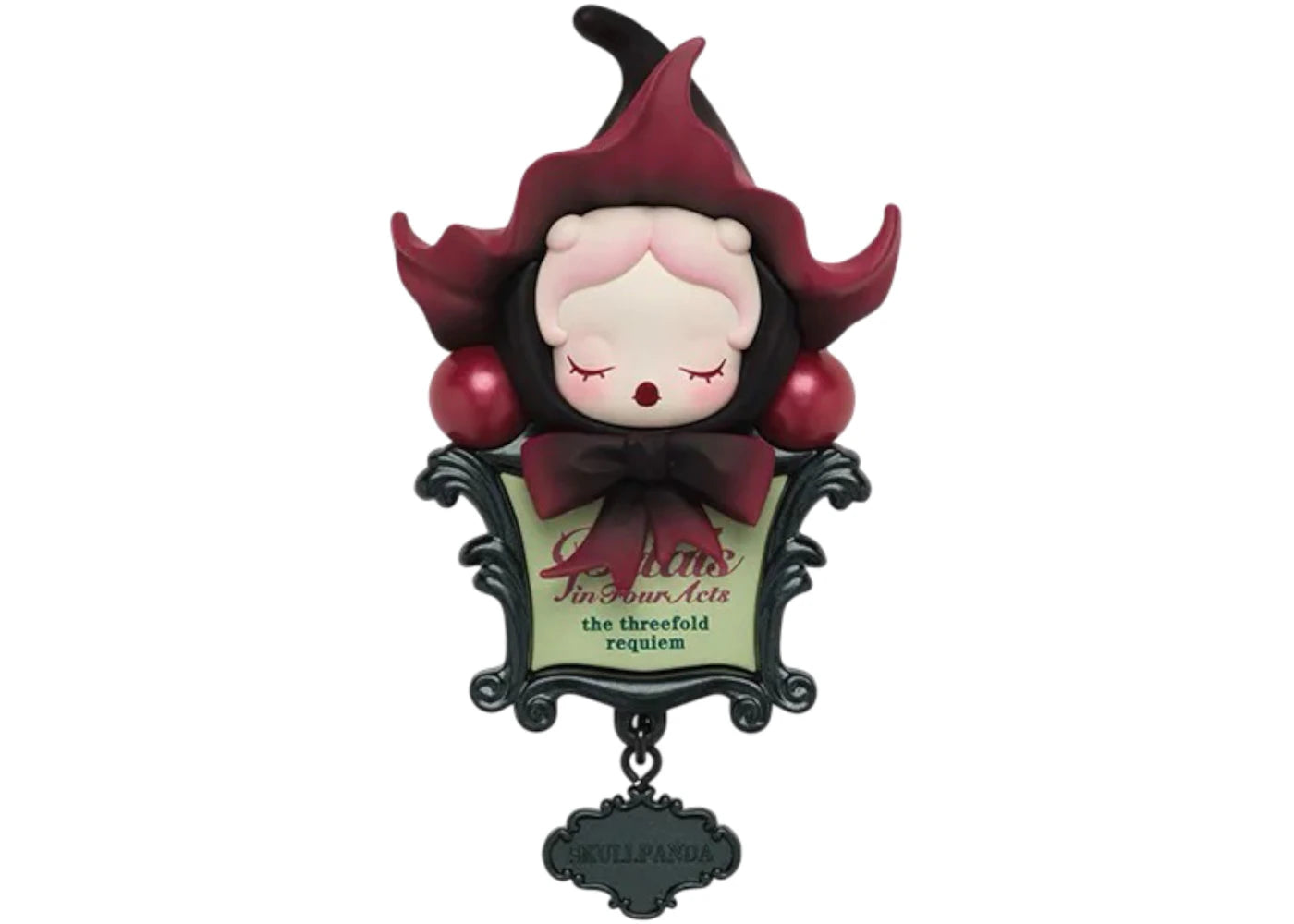 Pop Mart SKULLPANDA Petals in Four Acts Series The Threefold Requiem Fridge Magnet -1