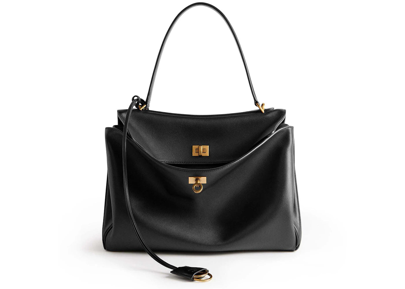 Balenciaga Rodeo Medium Handbag Black -1